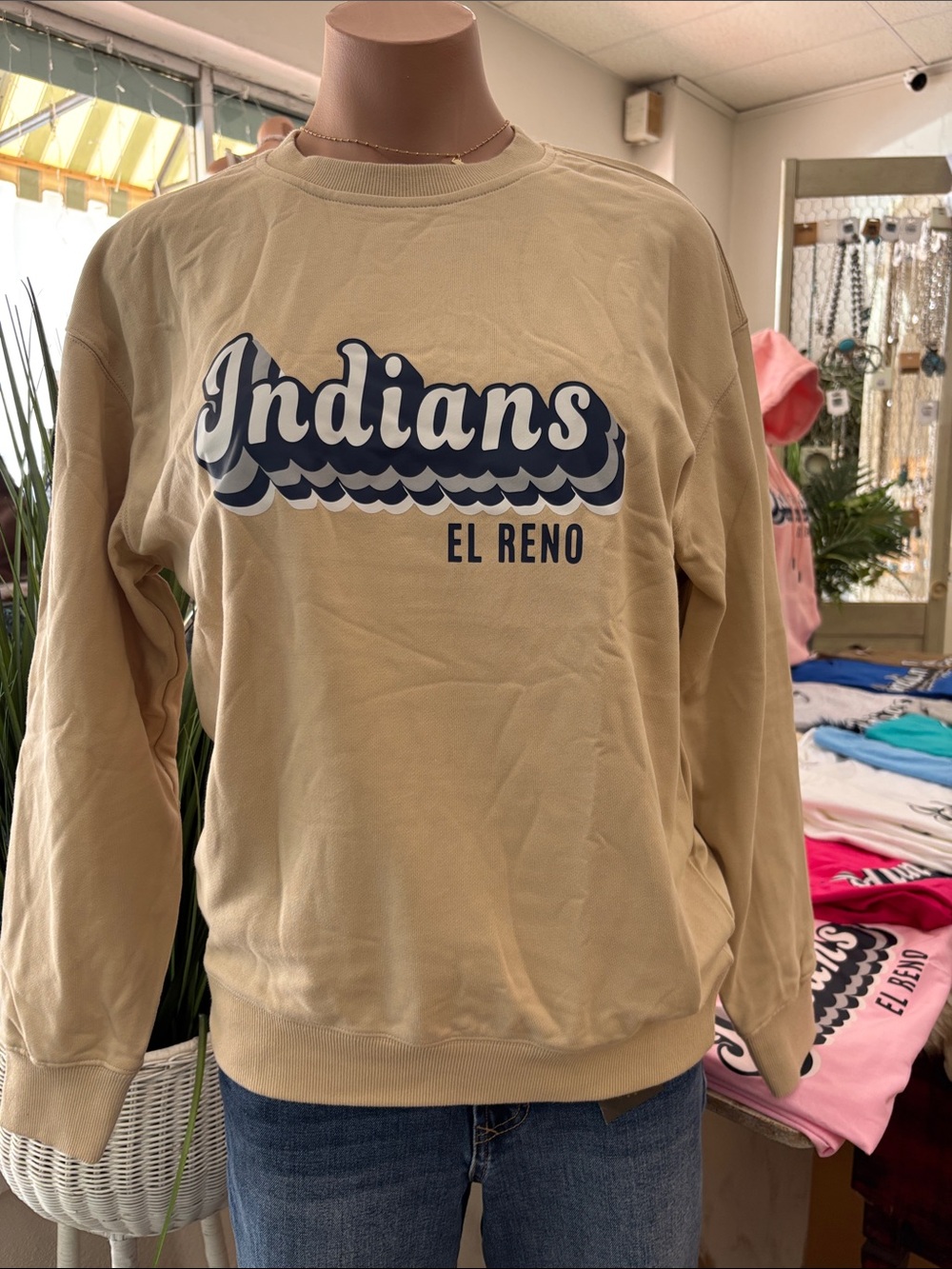 Indians El Reno Sweatshirt - Beige
